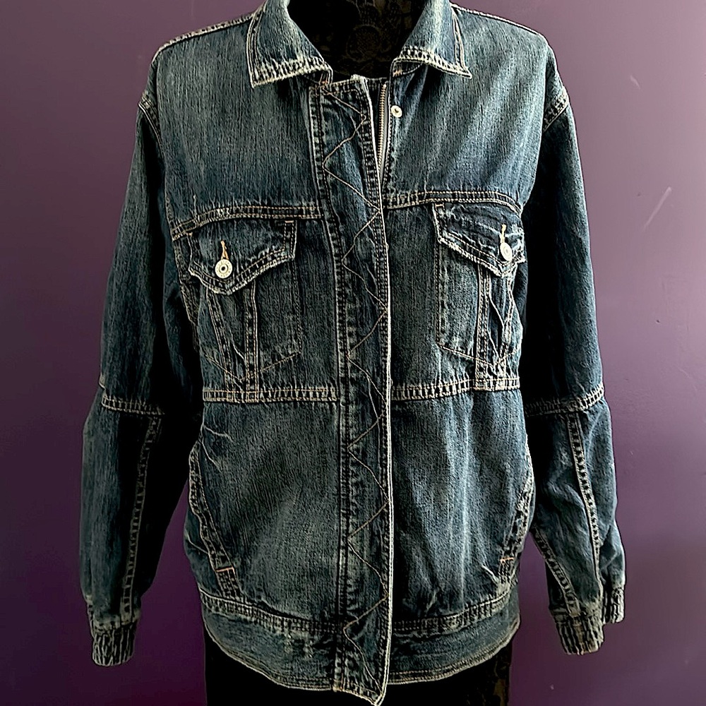 AE oversized denim jacket